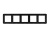 Рамка пластиковая FRM-VERSA-PL-5-BK Рамка пластиковая FRM-VERSA-PL-5-BK