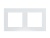 Рамка стеклянная FRM-GLARE-GS-2-WH Рамка стеклянная FRM-GLARE-GS-2-WH