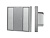 INTELLIGENT ARLIGHT Кнопочная панель DALI-201-23-1G-DIM-DT6-IN Silver (BUS, Frame)