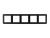 Рамка пластиковая FRM-VERSA-PL-5-BK Рамка пластиковая FRM-VERSA-PL-5-BK