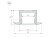 Профиль SL-SLIM-H13M-F25-3000 ANOD Профиль SL-SLIM-H13M-F25-3000 ANOD