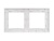 Рамка стеклянная FRM-GLARE-GS-2-WH Рамка стеклянная FRM-GLARE-GS-2-WH
